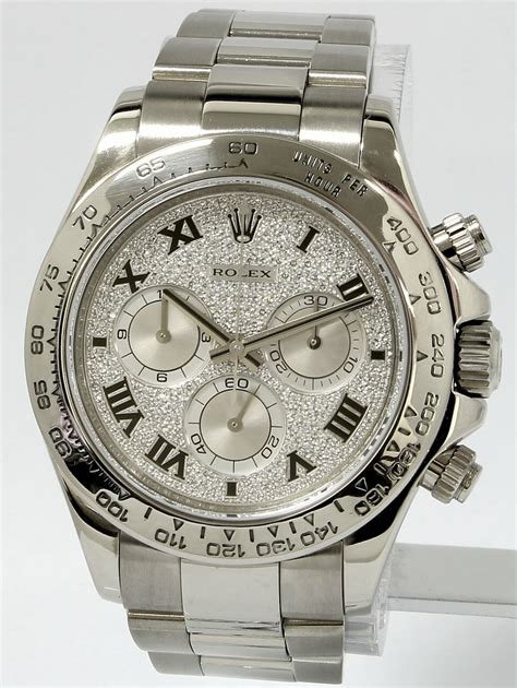 rolex daytona white hold|Rolex daytona 18k white gold.